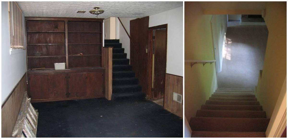Before and after: Antler Trail Stairs