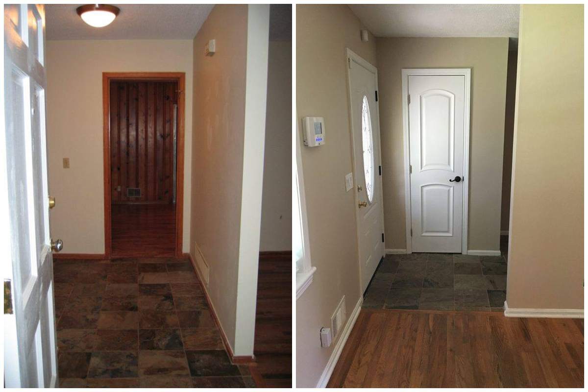 Before and after: Highview Hallway